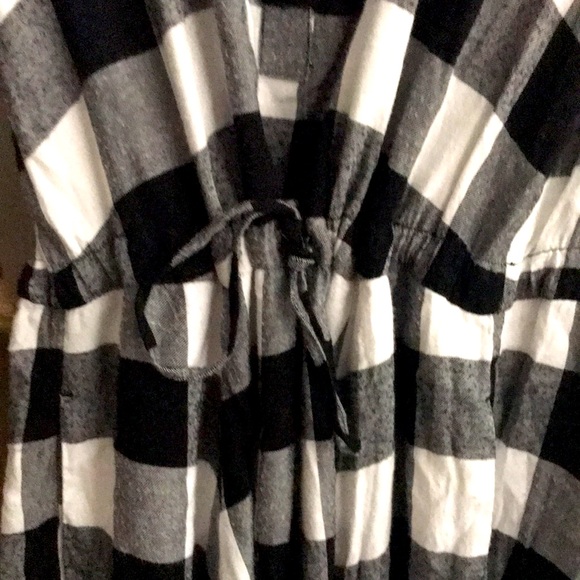 GAP Plaid High/Low Midi Dress - Picture 3 of 4